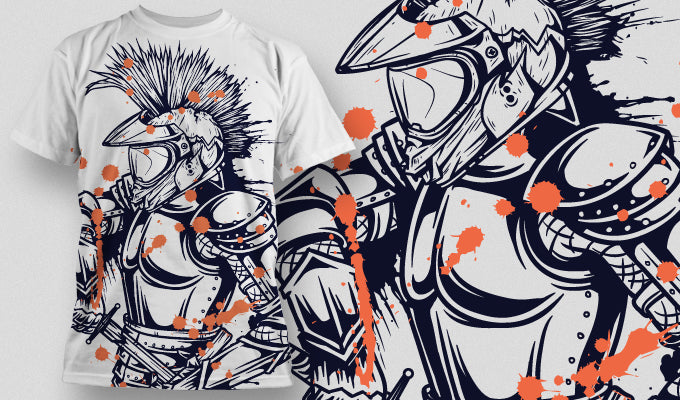 Knight Graphic T-shirt (White)