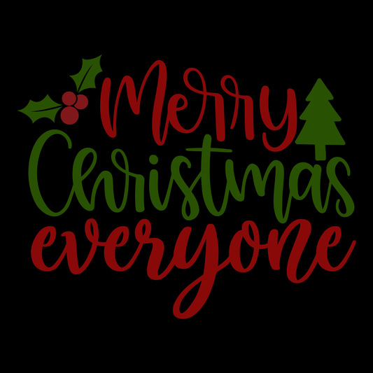 Merry Christmas Everyone T-shirt (White)