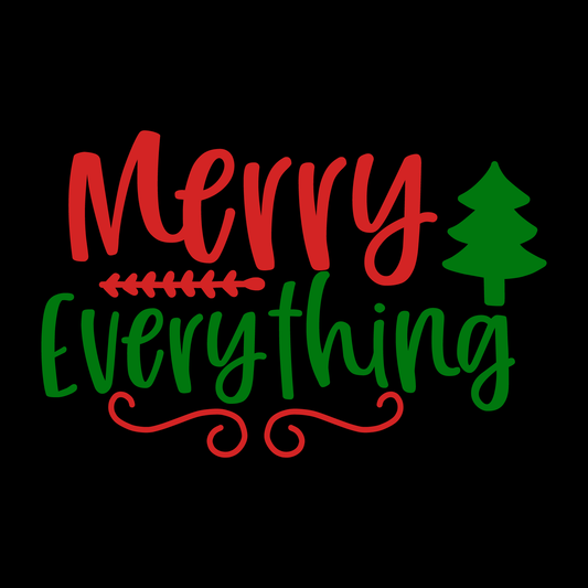 Merry Everything Holiday Tee (White)