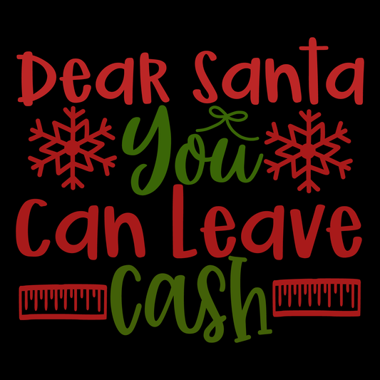 Dear Santa Cash T-shirt (White)