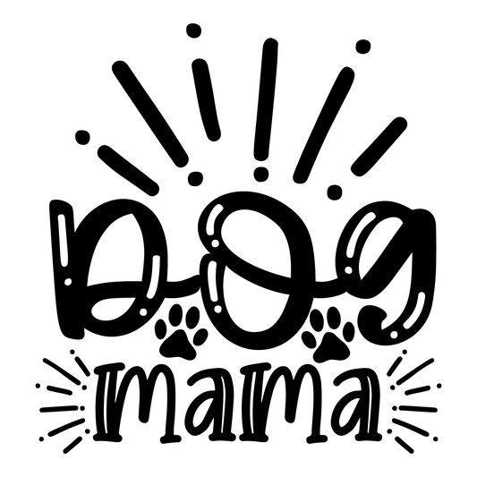 Dog Mama Graphic Tee (White)