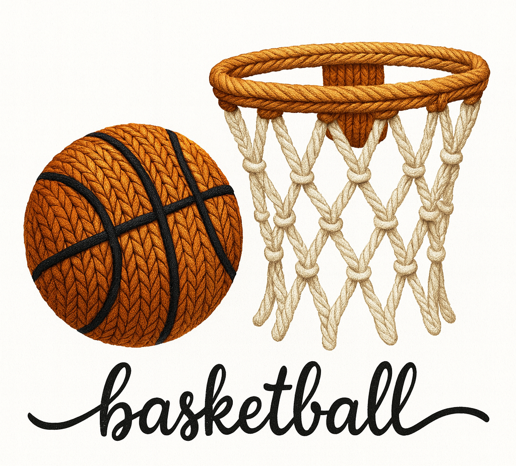 Basketball Themed T-shirt Design