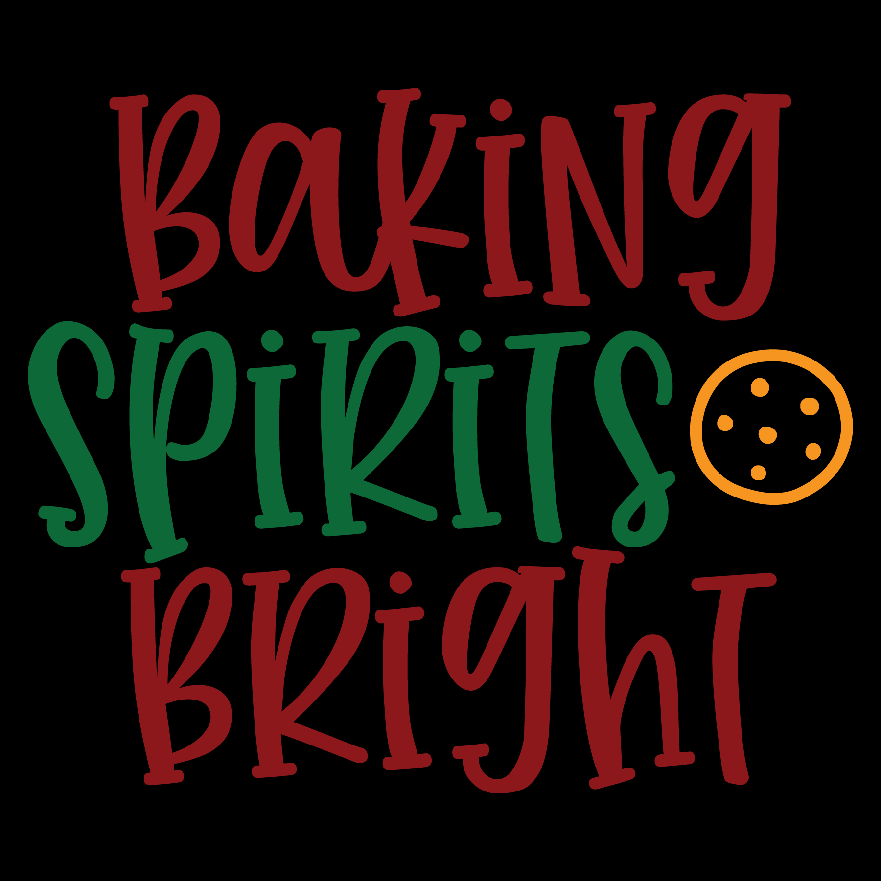 Baking Spirits Bright T-shirt (White)