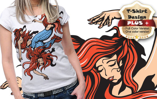Artistic Graphic T-shirt Design (Black)