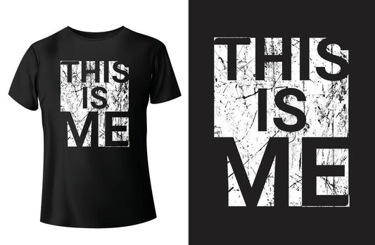 Bold Statement Graphic Tee (Black)