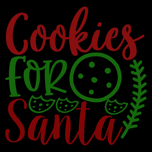 Cookies For Santa T-shirt (White)