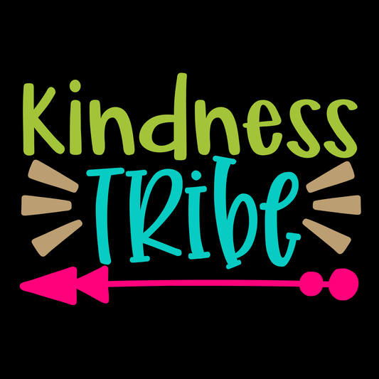 Kindness Tribe Graphic Tee (Black version)