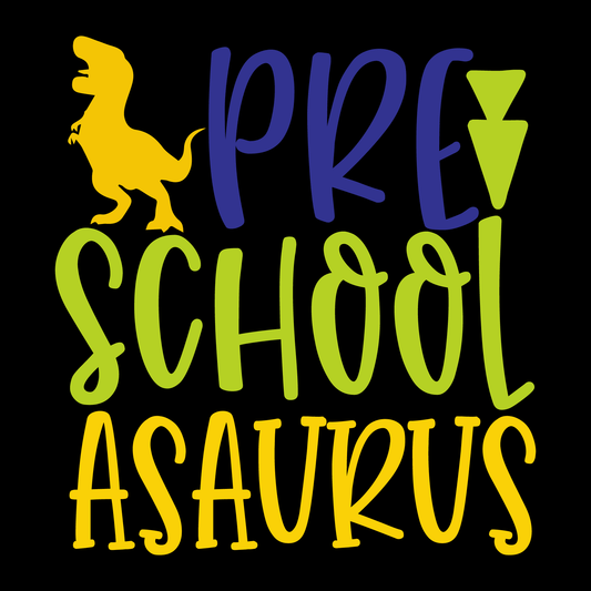 Preschool Asaurus T-Shirt (Black version)