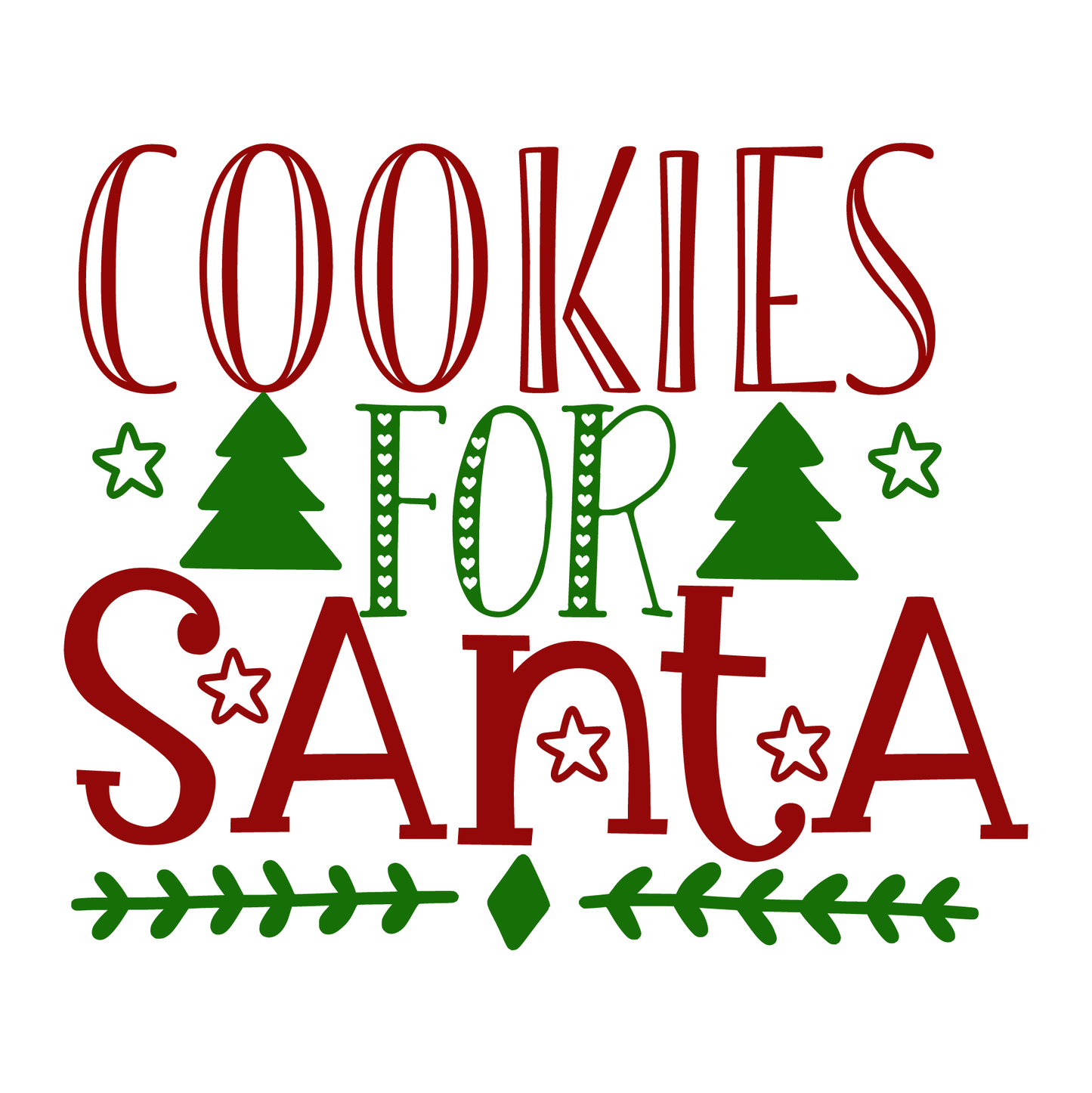 Cookies For Santa T-shirt (White)