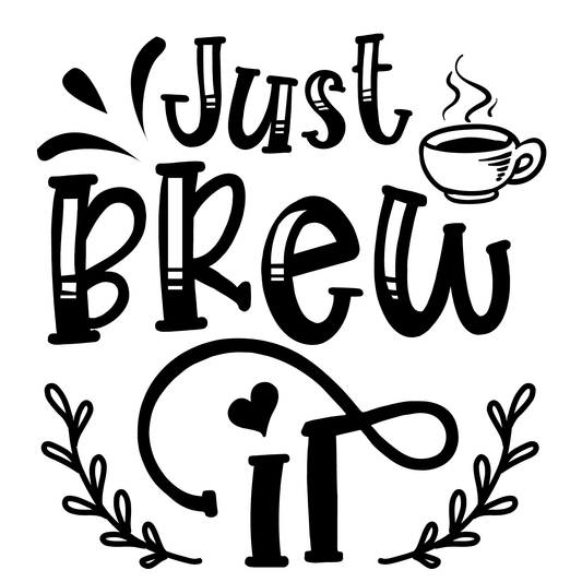 Just Brew It T-shirt (White)
