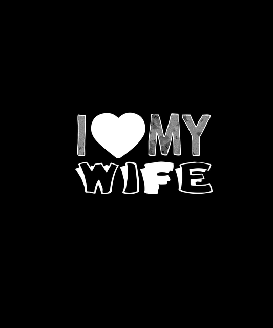 Love My Wife T-shirt (Black)