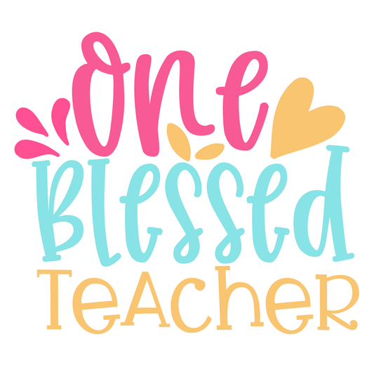 Blessed Teacher T-shirt (White)
