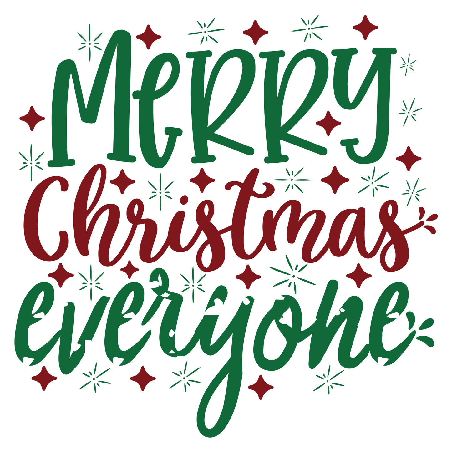 Merry Christmas Everyone T-shirt (White)
