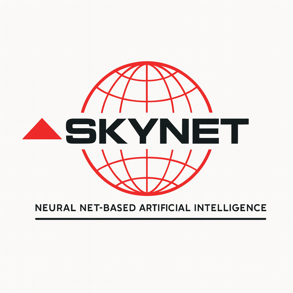 Skynet Neural Net Ai Logo Tee (White)