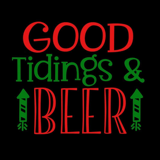 Festive Greetings And Beer Tee (White)