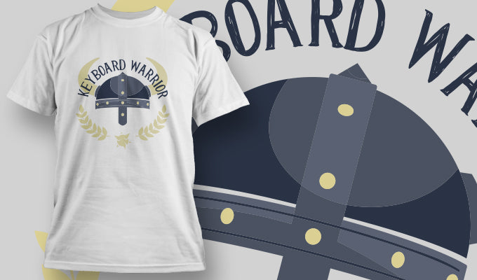 Keyboard Warrior Graphic Tee (Black)
