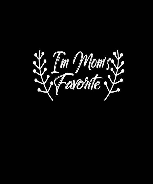 Mom's Favorite T-shirt (Black)