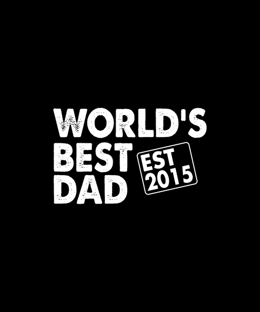 World's Best Dad T-shirt (Black)