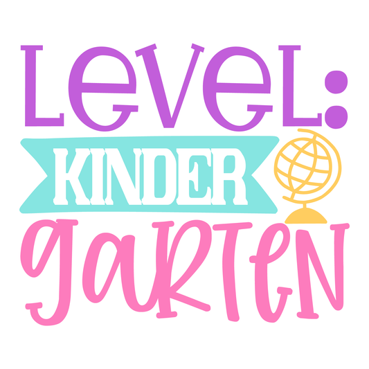 Level Kindergarten T-shirt (White)