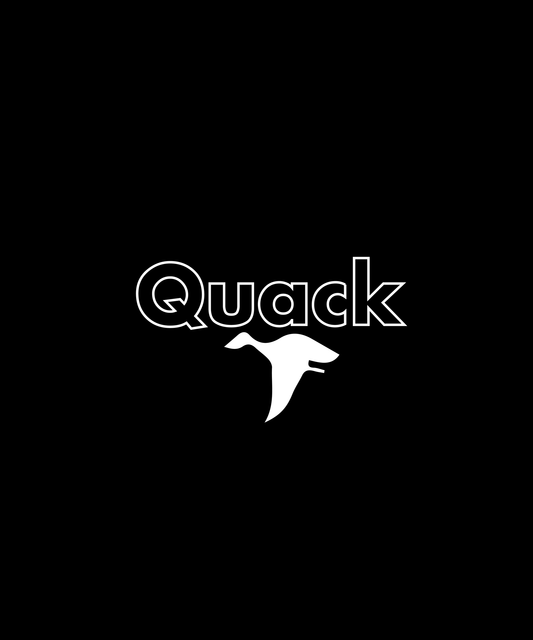 Playful Quack Graphic T-shirt (Black)