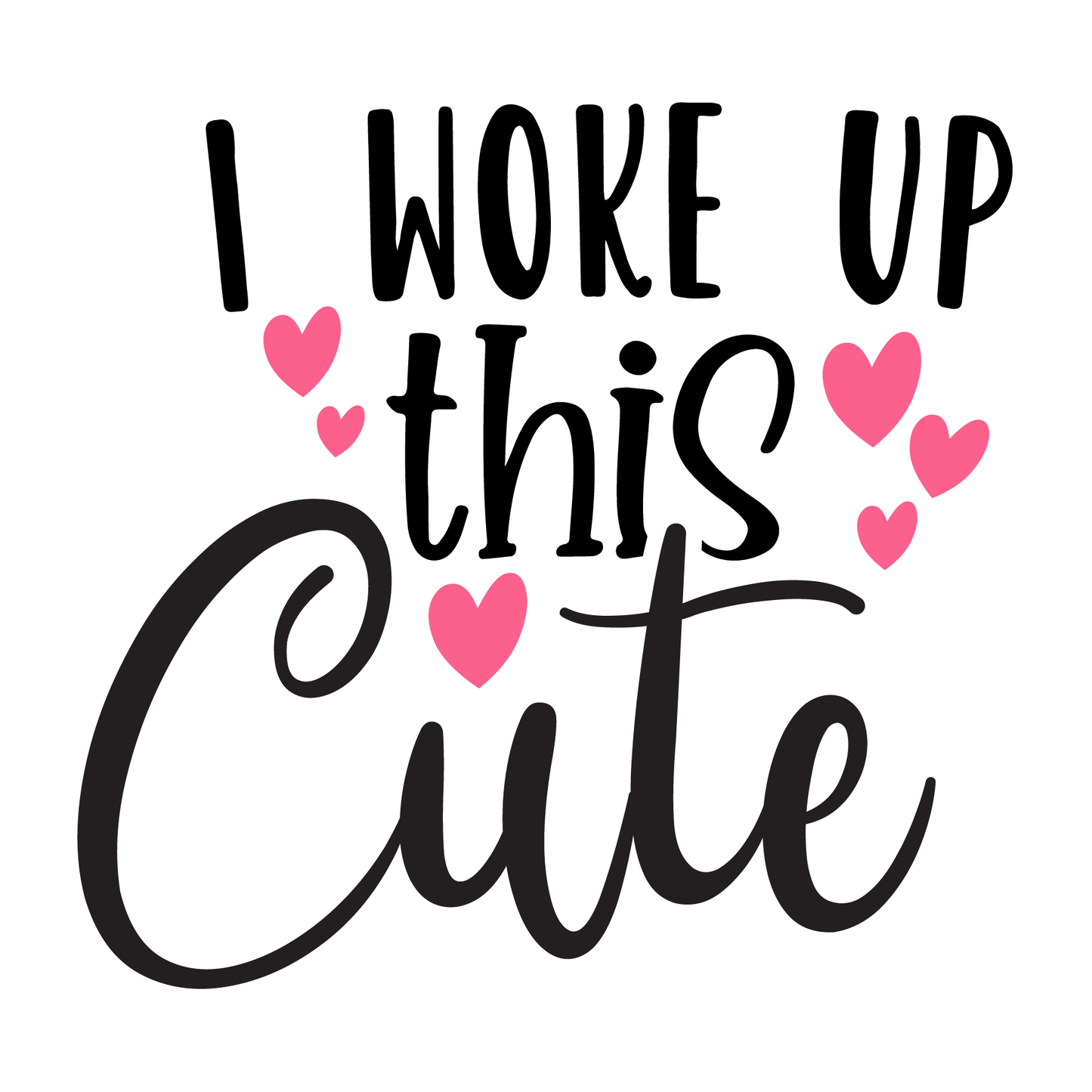 Cute Morning Vibes T-shirt (White)