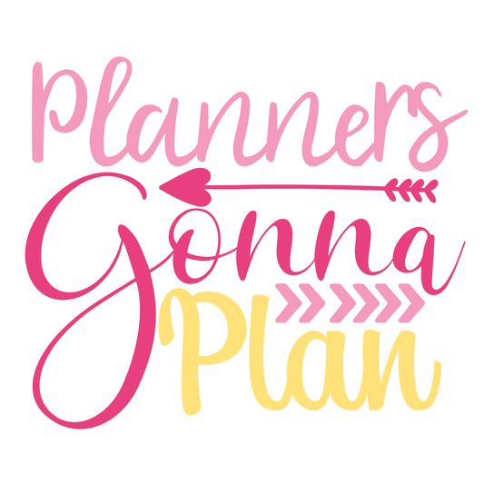 Planners Gonna Plan T-shirt (White)