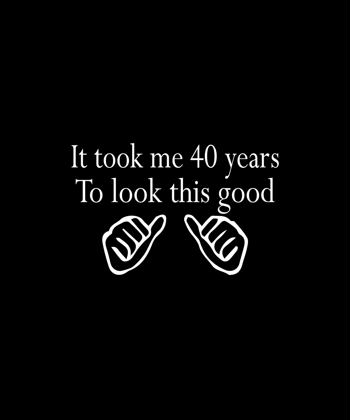 40 Years Of Looking Good (Black)