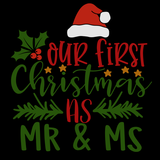 First Christmas As Mr & Ms (White)