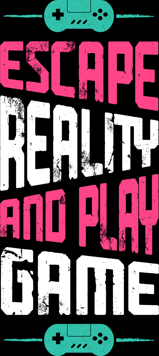 Escape Reality And Play Game (White)