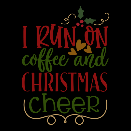 Coffee And Christmas Cheer Tee (White)