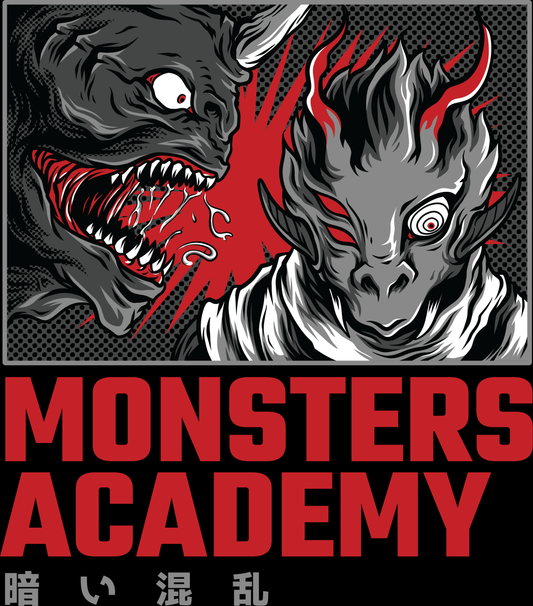 Monsters Academy Graphic Tee (White)