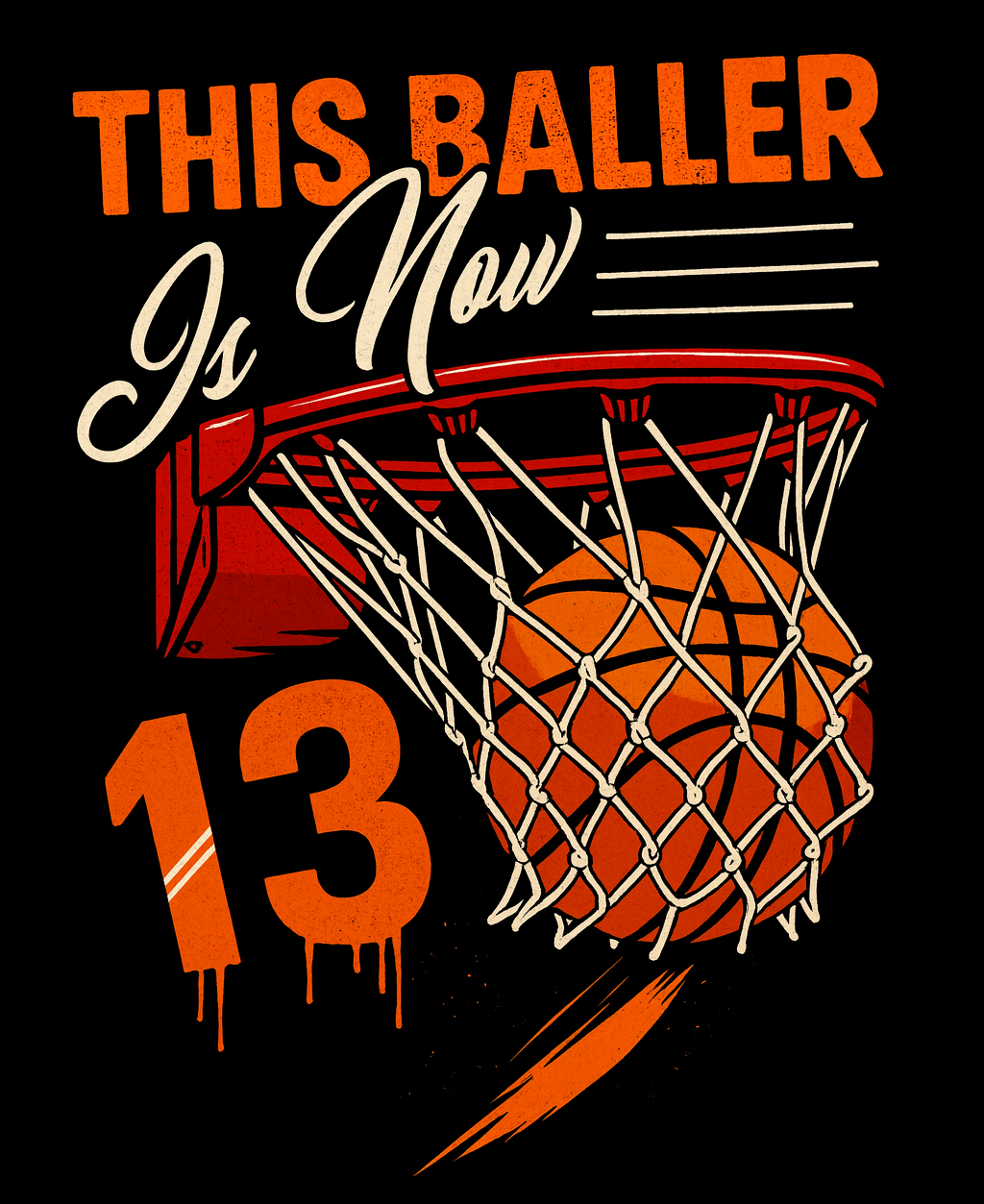Baller Now Basketball T-shirt