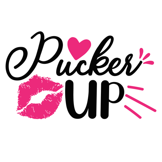 Pucker Up Graphic Tee (White)
