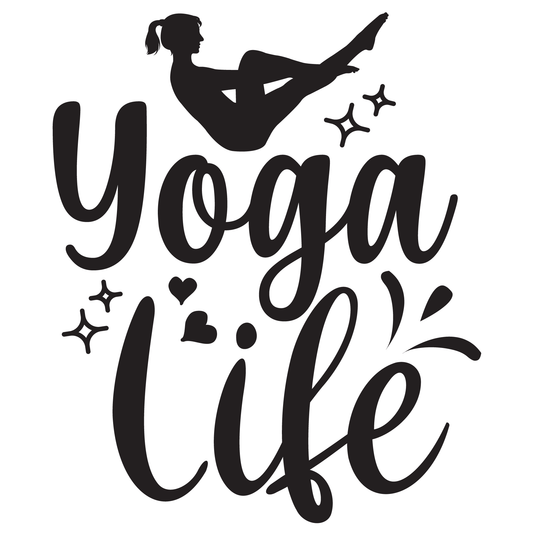 Yoga Life Graphic Tee (White)