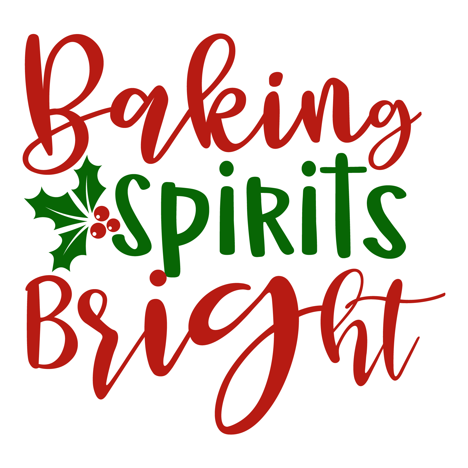 Baking Spirits Bright T-shirt (White)