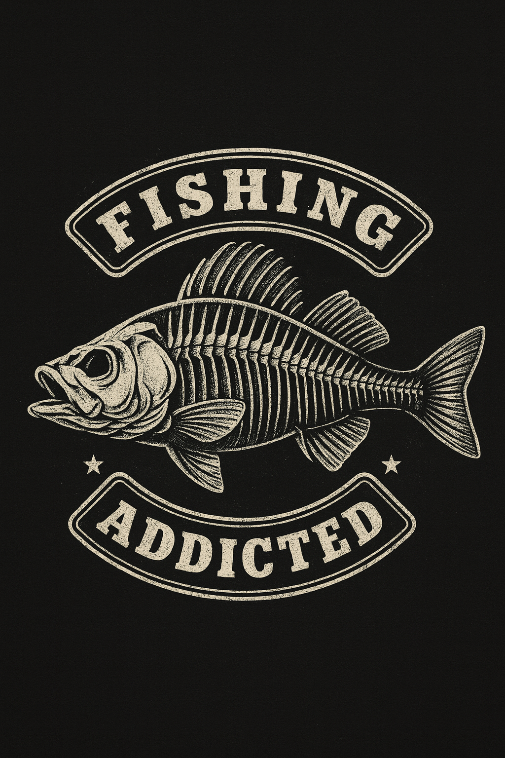 Fishing Addicted Tee (black)