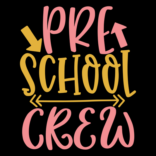 Preschool Crew T-Shirt (Black version)