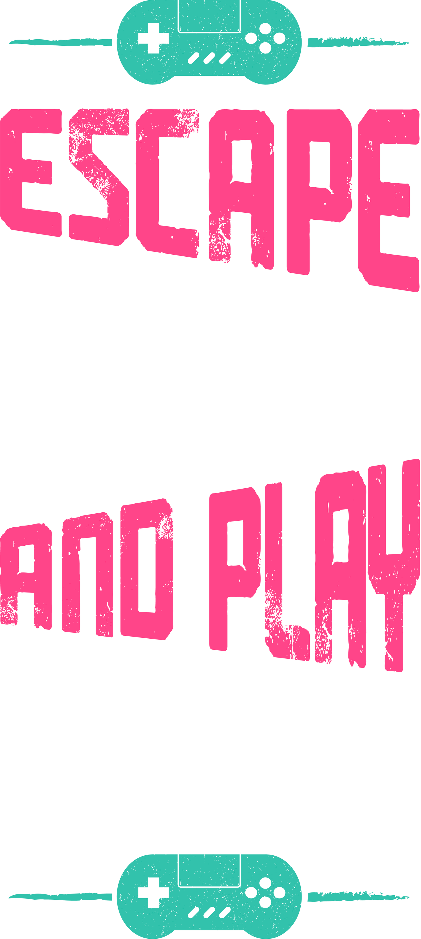 Escape Reality And Play Game (White)