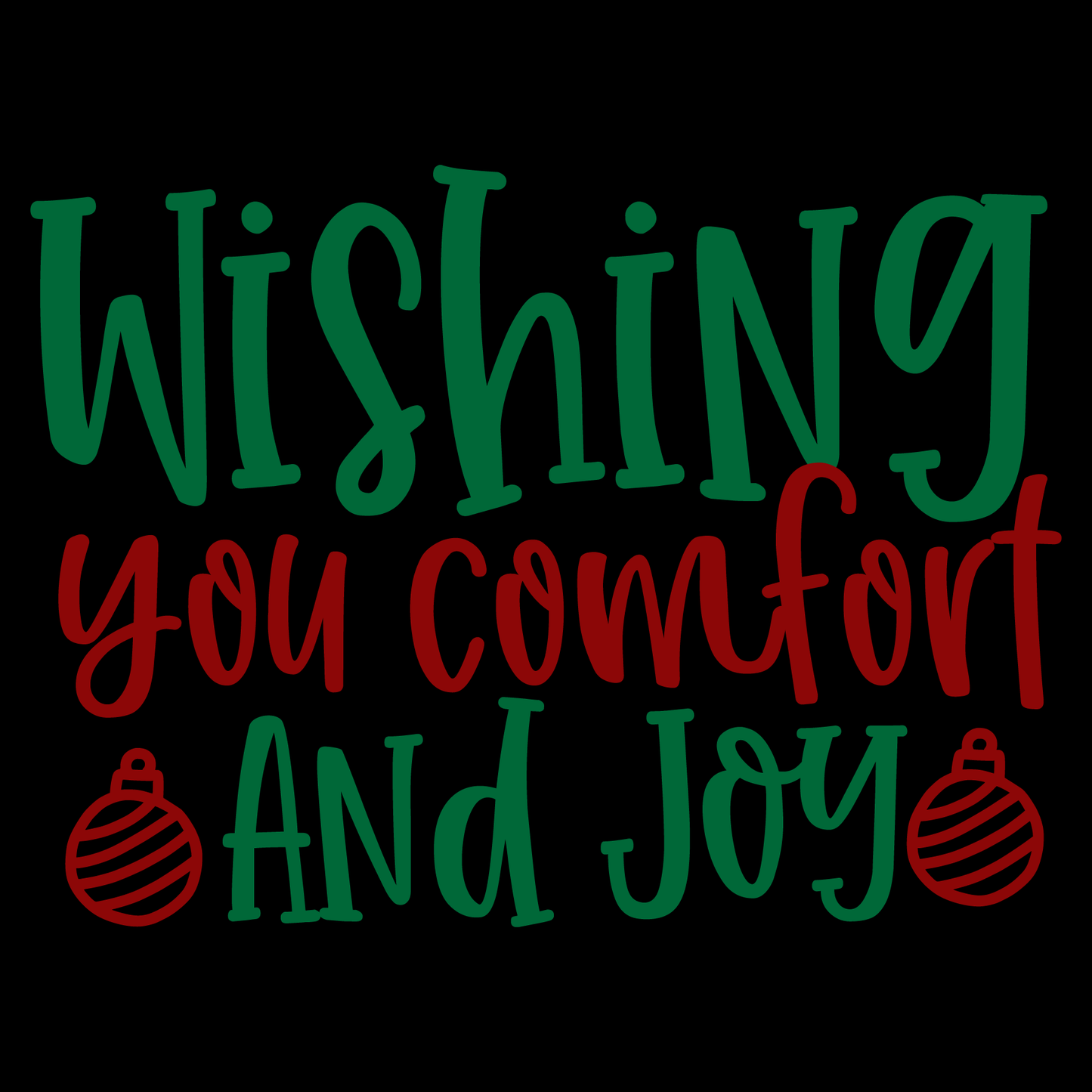 Comfort And Joy Holiday Tee (White)