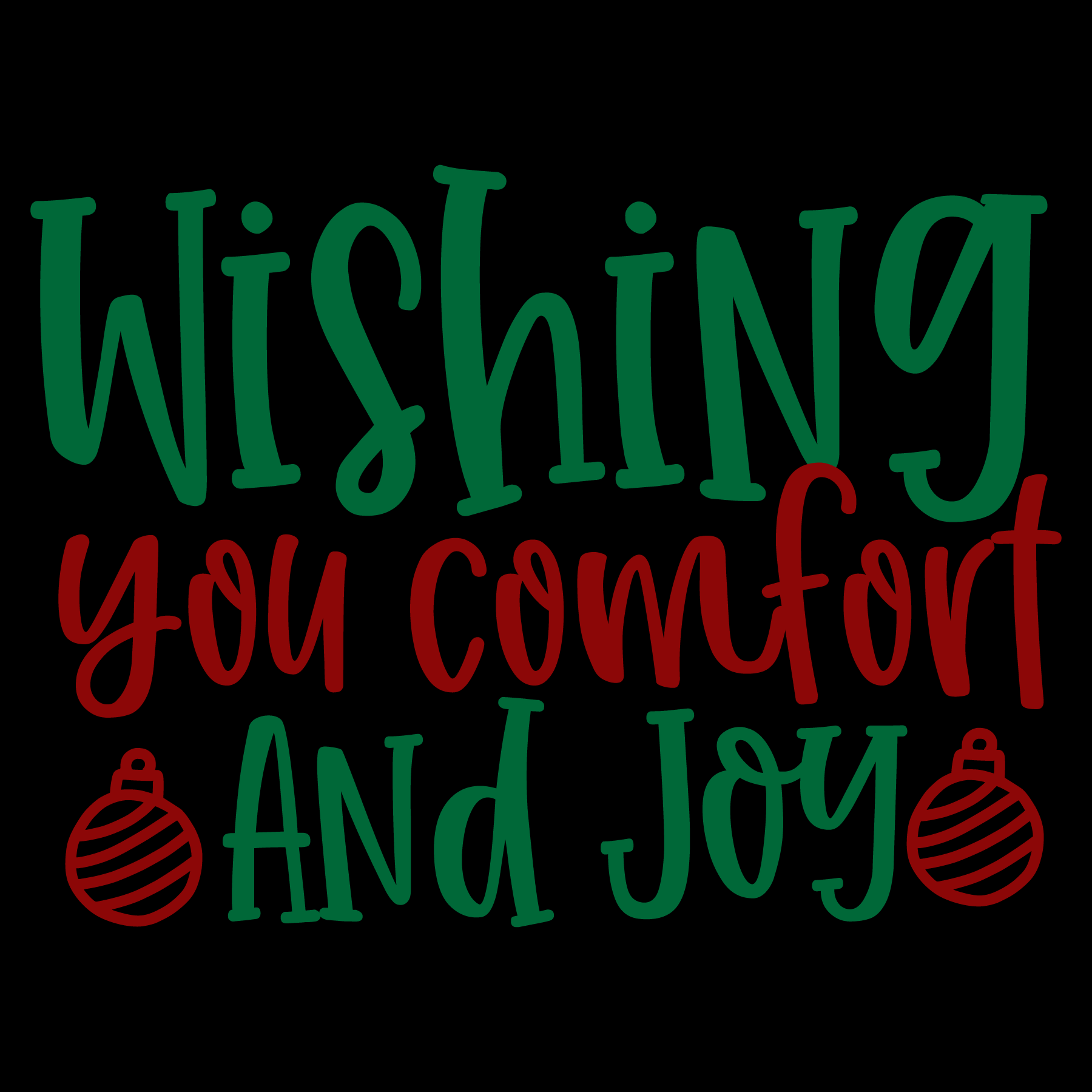 Comfort And Joy Holiday Tee (White)