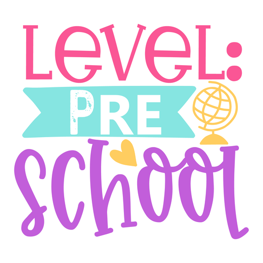 Level: Preschool T-shirt (White)