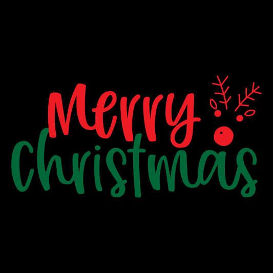 Festive Merry Christmas T-shirt (White)