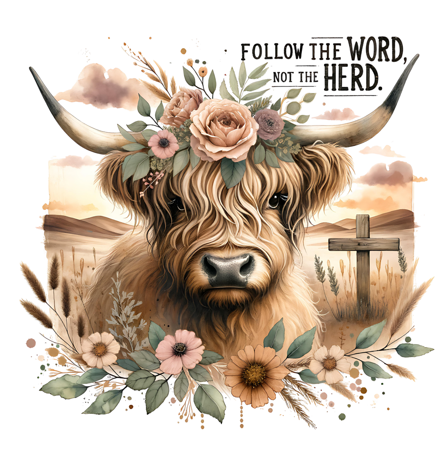 Follow the Word, Not the Herd — Tee (Sage)