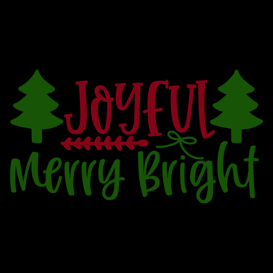 Joyful Merry Bright T-shirt (White)