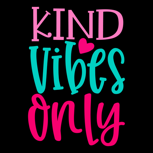 Positive Vibes T-Shirt (Black version)