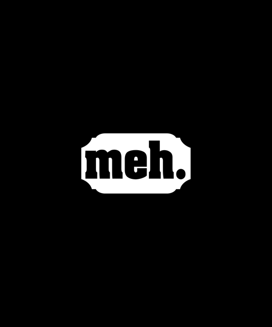 Casual Meh Graphic Tee (Black)
