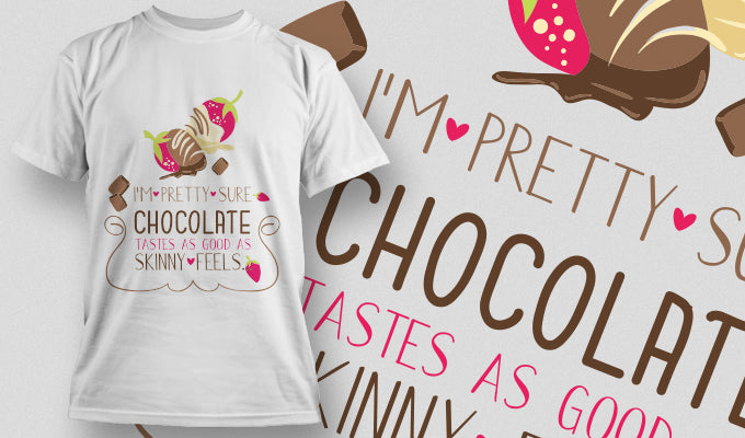Chocolate Lovers T-shirt (White)