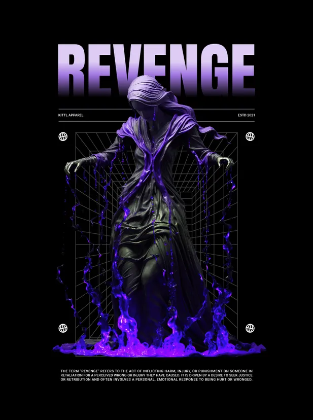 Dark Revenge Graphic T-shirt
