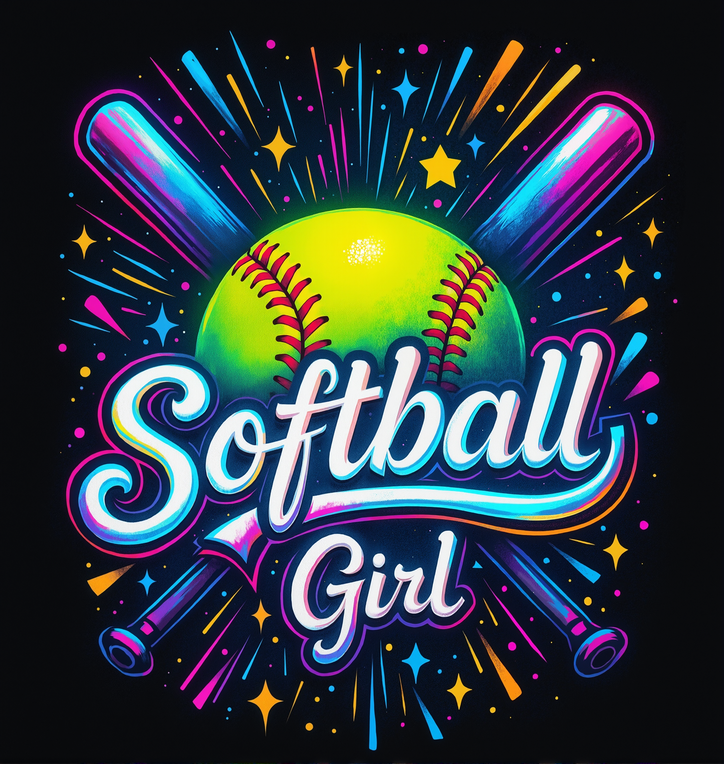 Softball Girl Graphic Tee