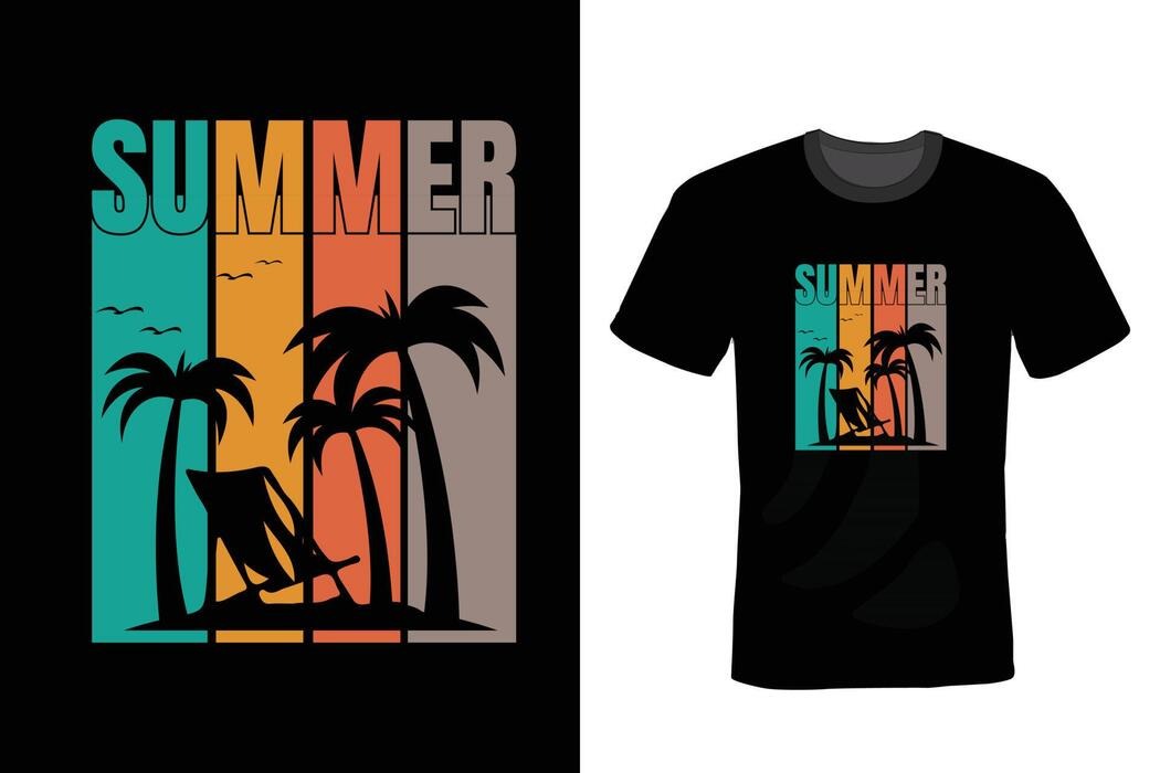 Tropical Summer Vibes T-shirt (White)